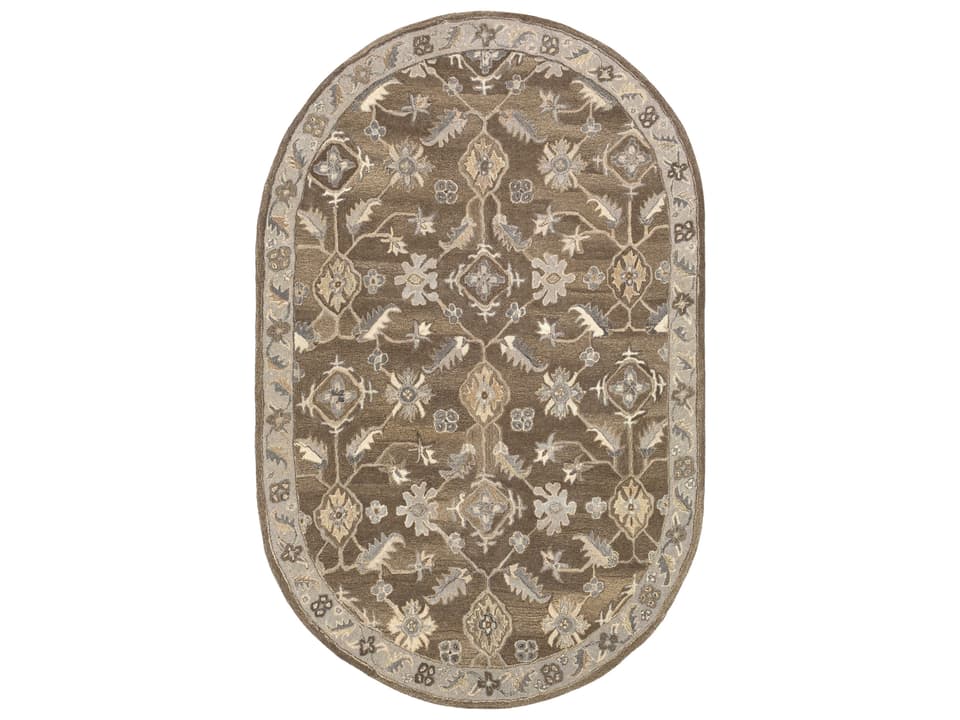 Caesar Bordered Hand Tufted Area Rug