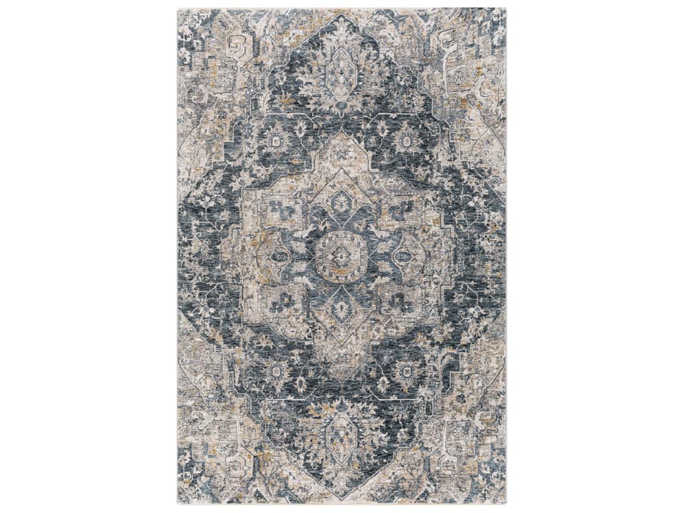 Cardiff Traditional Oriental Area Rug with Fringe Detail