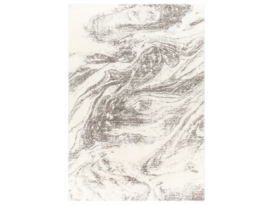 Cloudy Shag Abstract Machine Woven Area Rug