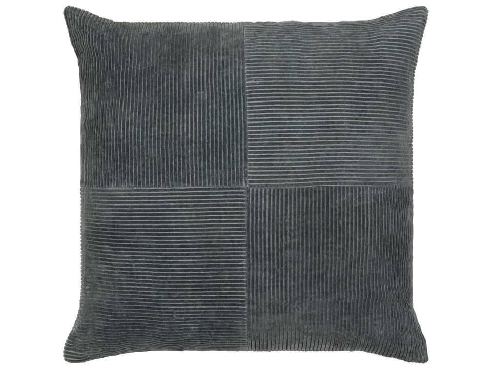 Corduroy Quarters 18-Inch Cotton Accent Pillow Quilted Pattern