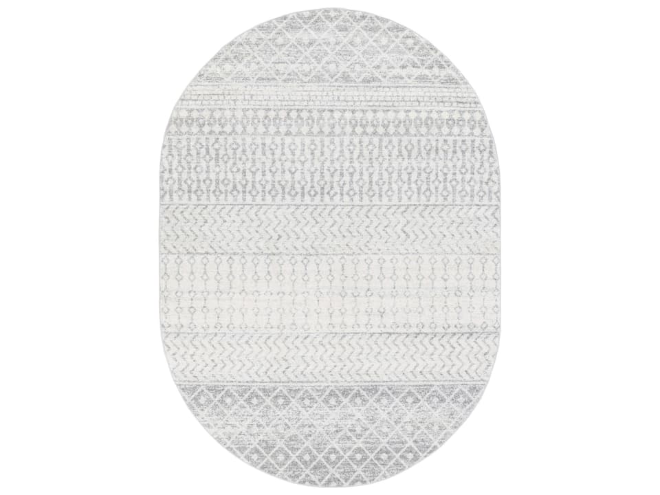 Elaziz Geometric Machine Woven Area Rug