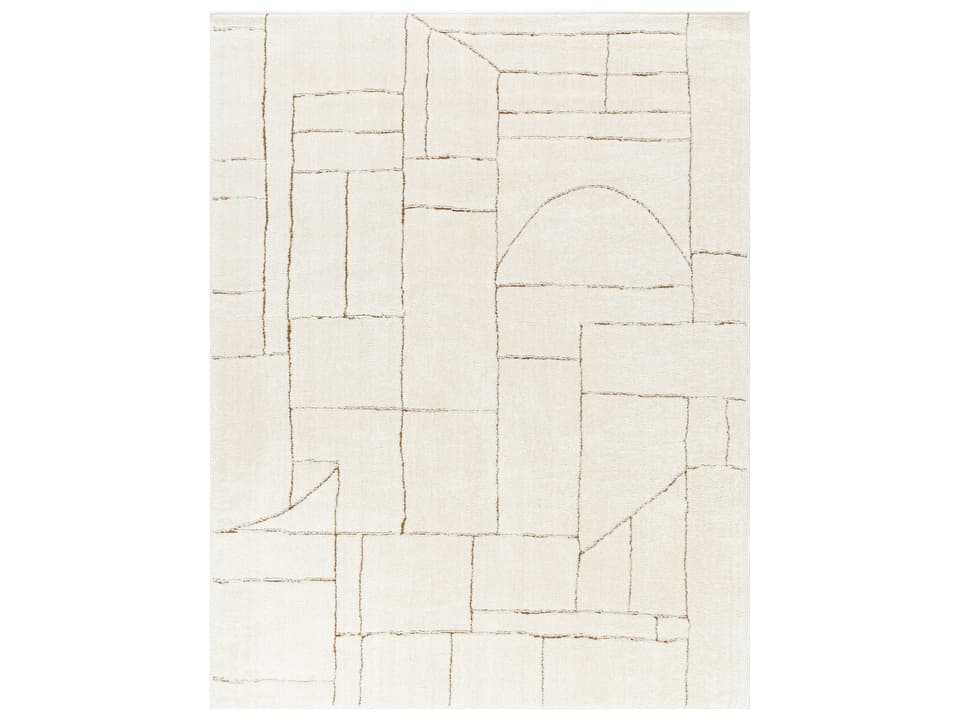Freud Geometric Machine Woven Area Rug