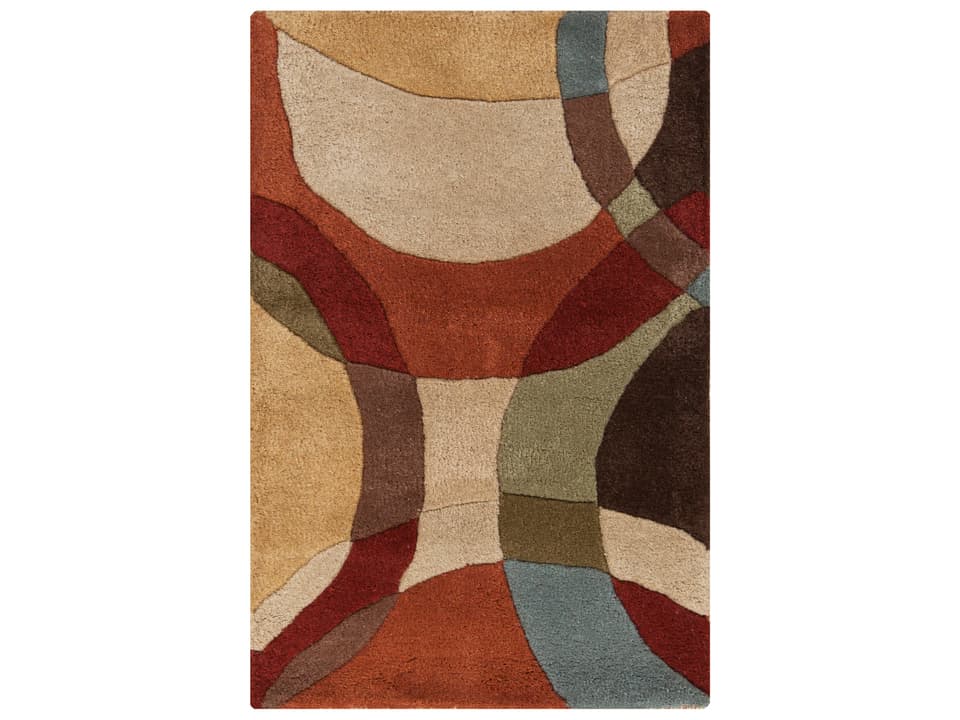 Forum Geometric Hand-Tufted Wool Runner Rug