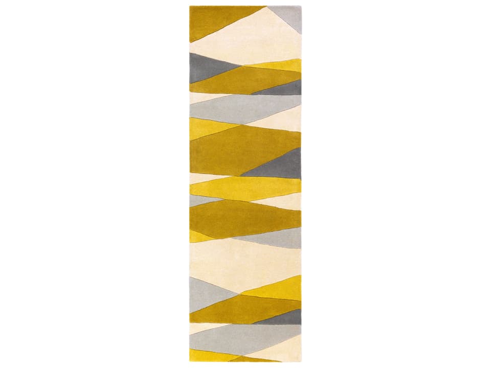 Forum Geometric Runner Area Rug Hand Tufted Wool