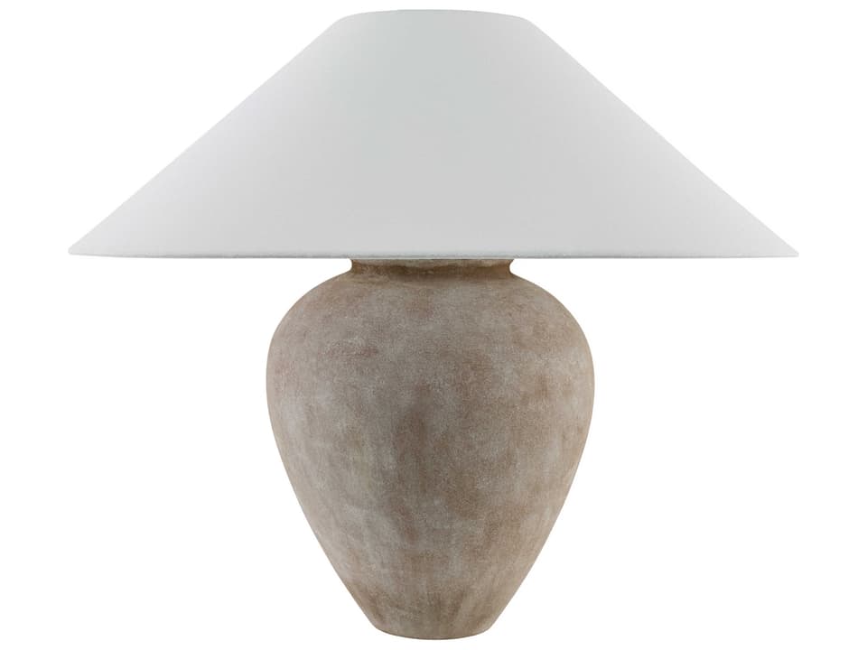 Camden Ford 1-Light Accent Table Lamp in Glazed Brown