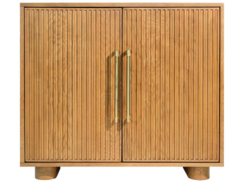 Galey Alix Charlye Brown Ash Wood Accent Cabinet