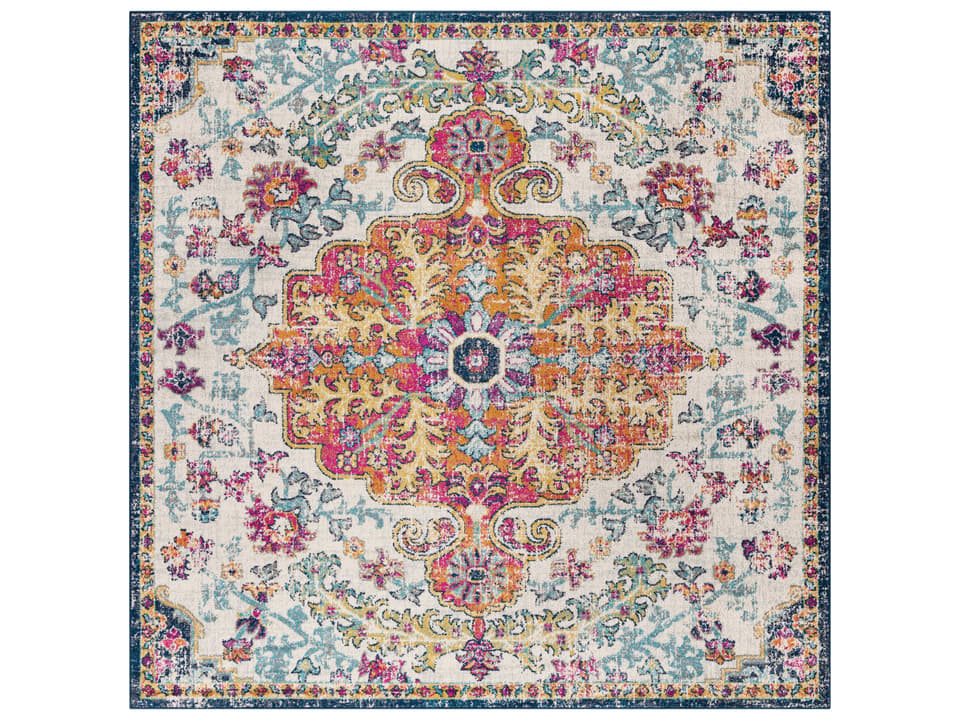 Harput Floral Traditional Machine Woven Area Rug