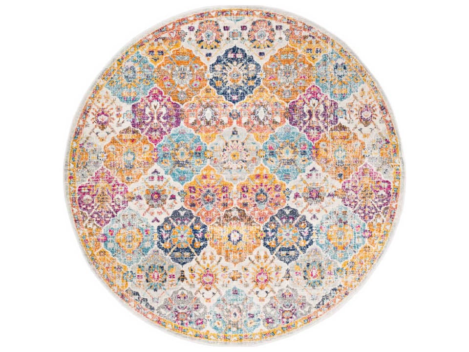Harput Floral Area Rug with Traditional Charm
