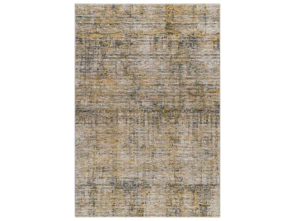 Naila Abstract Transitional Area Rug with Fringe