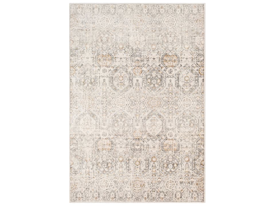 Indigo Machine Woven Traditional Area Rug