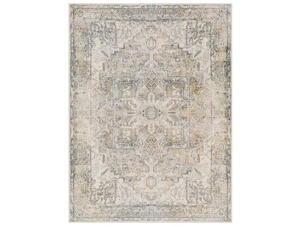 Lillian Bordered Machine Woven Runner Area Rug