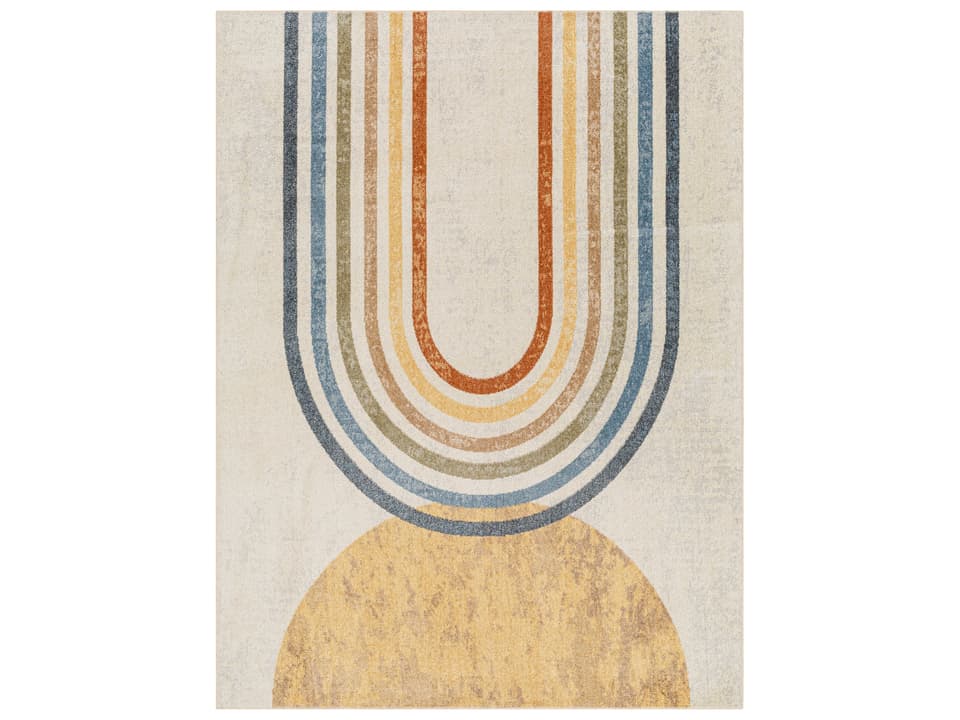 Lillian Geometric Machine-Woven Runner Area Rug