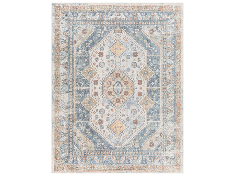 Lillian Bordered Runner Area Rug