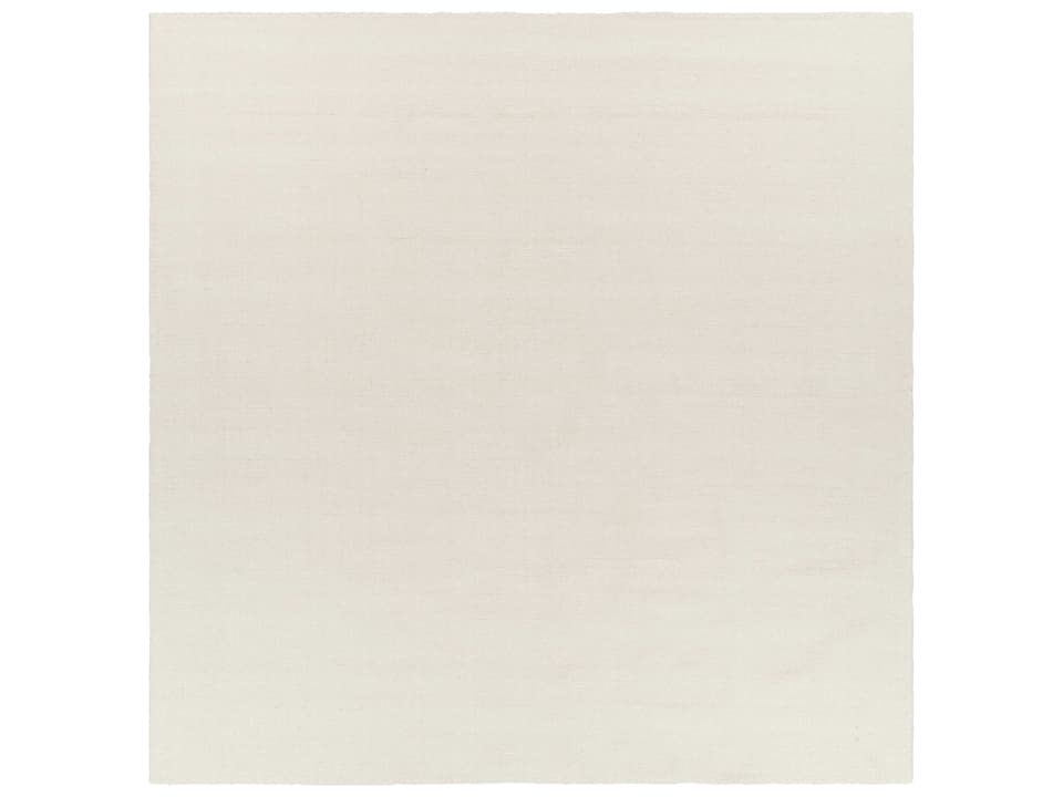 Mystique Hand Loomed Square Area Rug in Beige Wool