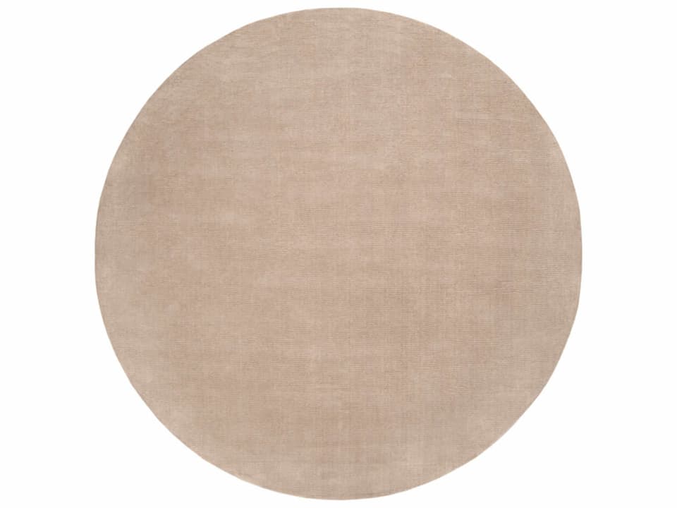 Mystique Modern Hand Loomed Wool Area Rug in Taupe