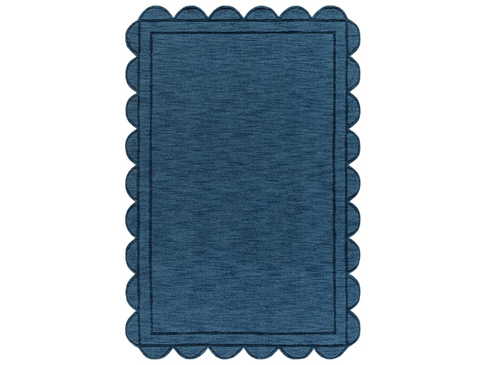 Mystique Bordered Hand-Loomed Wool Area Rug