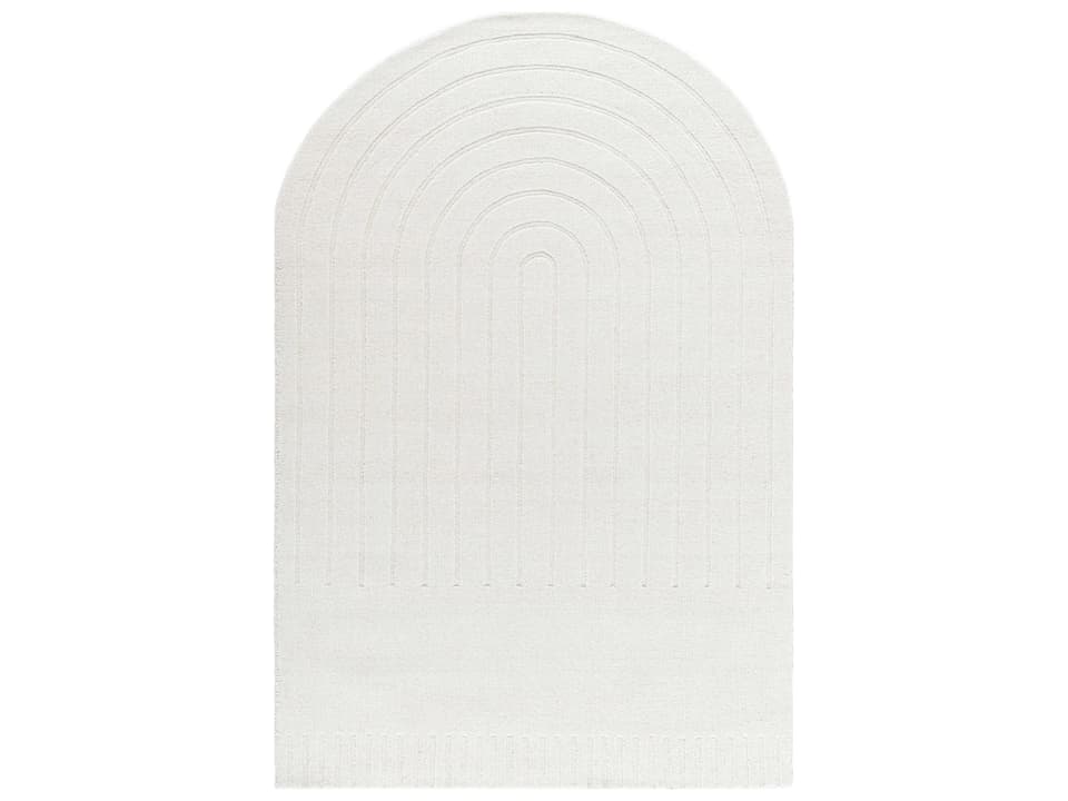 Mystique Geometric Area Rug in Ivory
