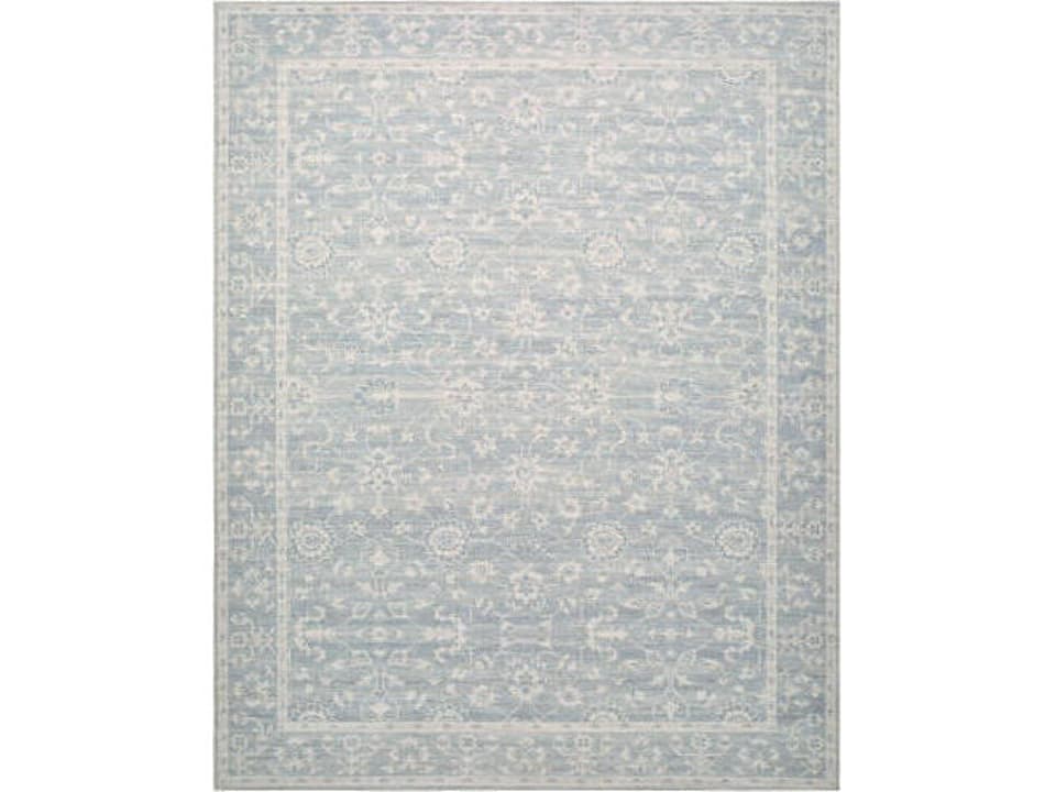 Asha Bordered Runner Area Rug in Jute and Polyester