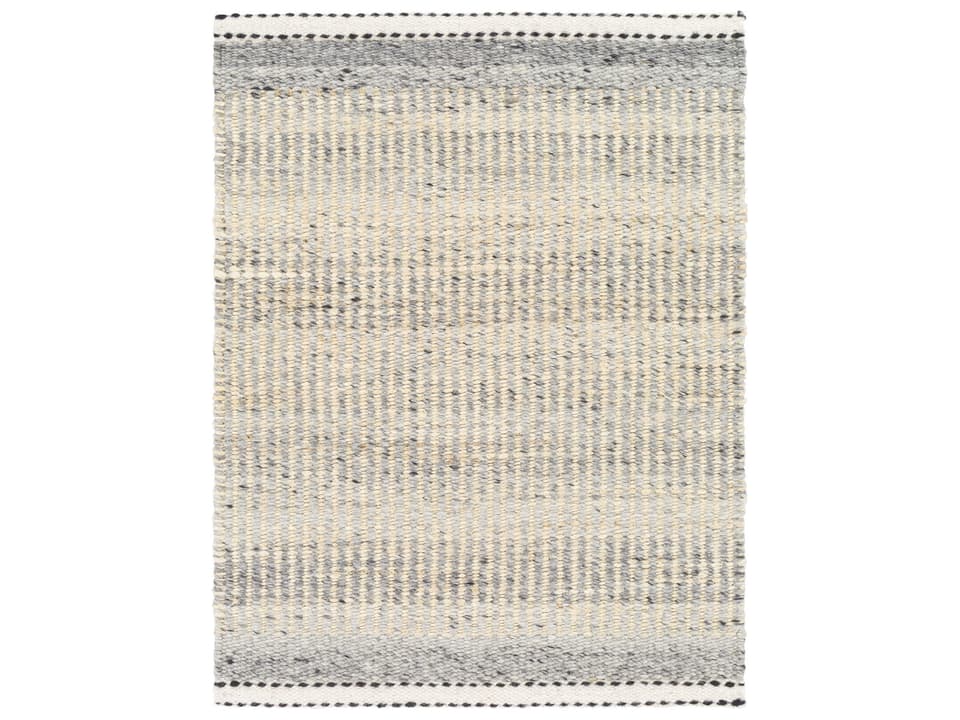 Nottingham Hand Woven Area Rug with Jute and Wool