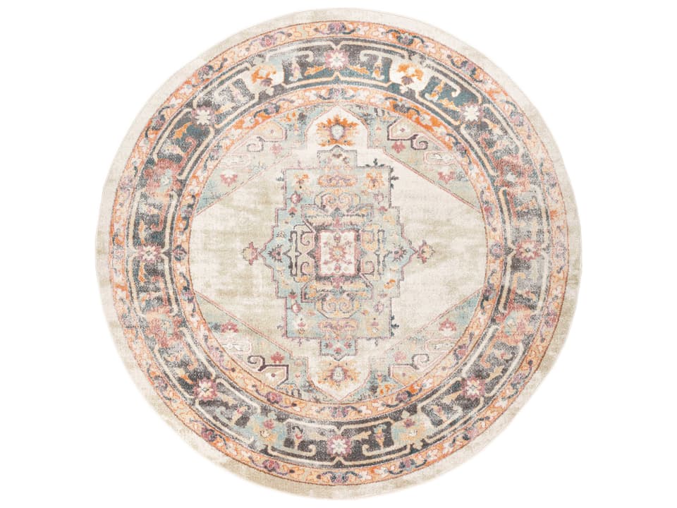 New Mexico Bordered Area Rug Multi-Color