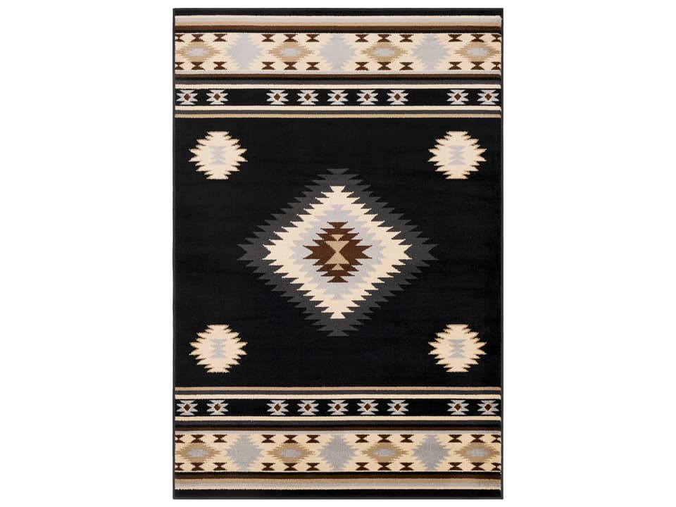 Paramount Rustic Machine Woven Area Rug in Multi-Color
