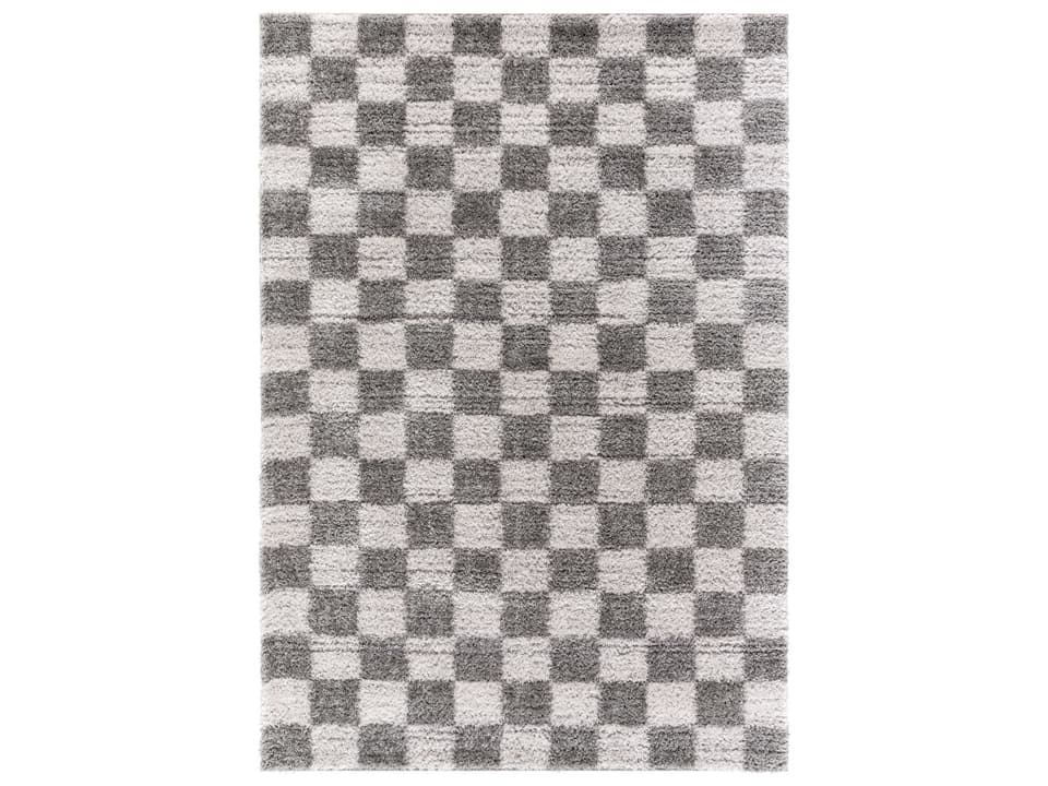 Primo Shag Geometric Area Rug in Modern Art Deco Style