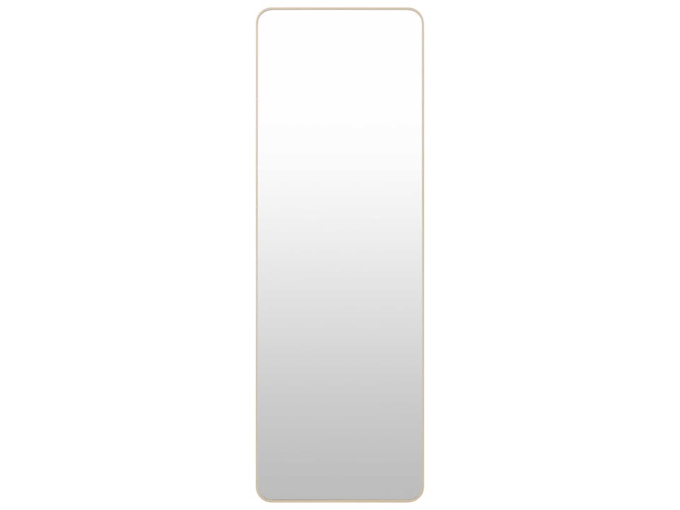 Aranya Rectangular Floor Mirror in Natural Brown