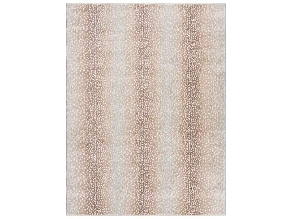 Roma Machine Woven Area Rug with Animal Prints Design