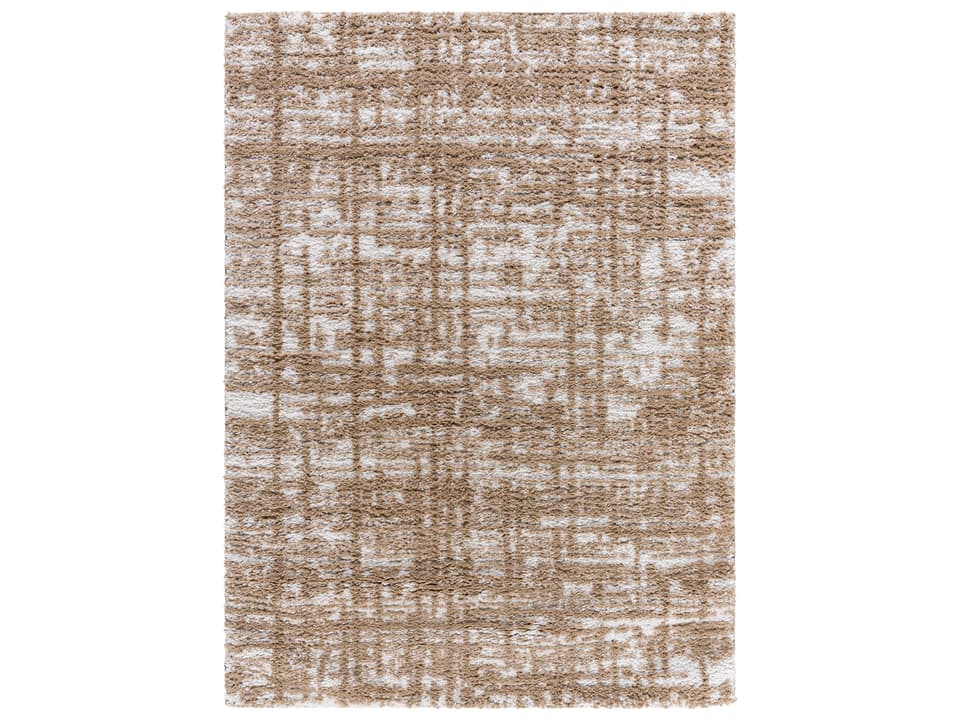 Sacramento Shag Abstract Polyester Area Rug