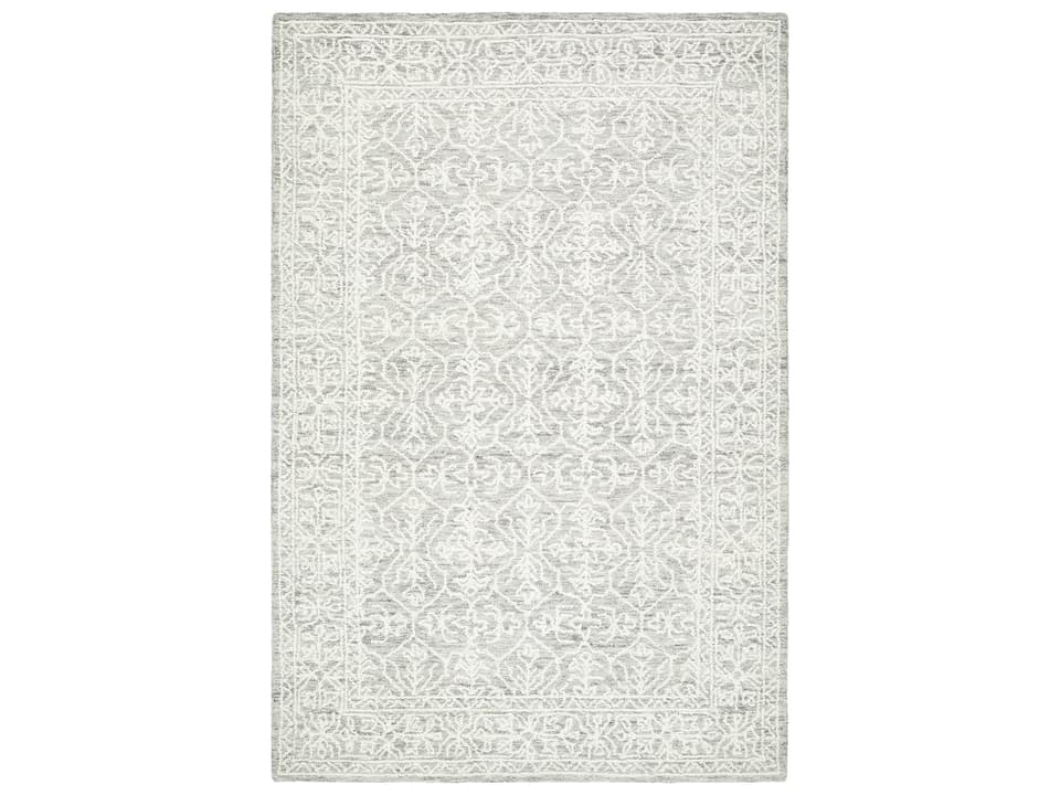 Sicily Bordered Hand-Tufted Wool Area Rug