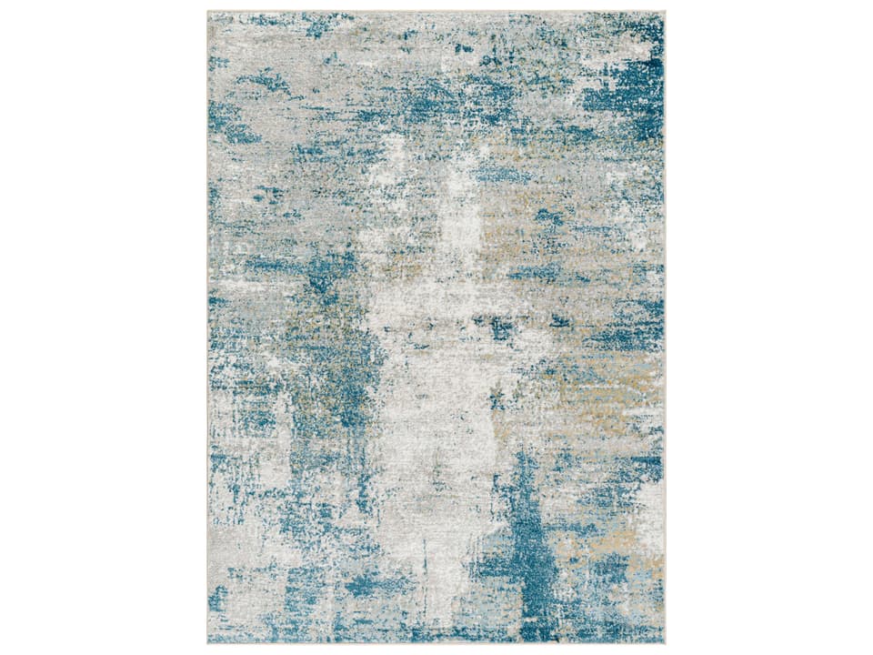 San Francisco Abstract Area Rug Modern Machine Woven