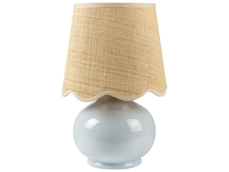 Stella Diminuta 1-Light Table Lamp in Glazed Blue