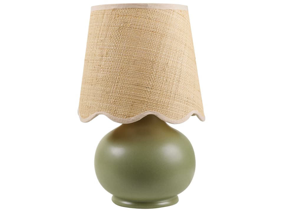 Stella Diminuta Table Lamp in Dark Glazed Green