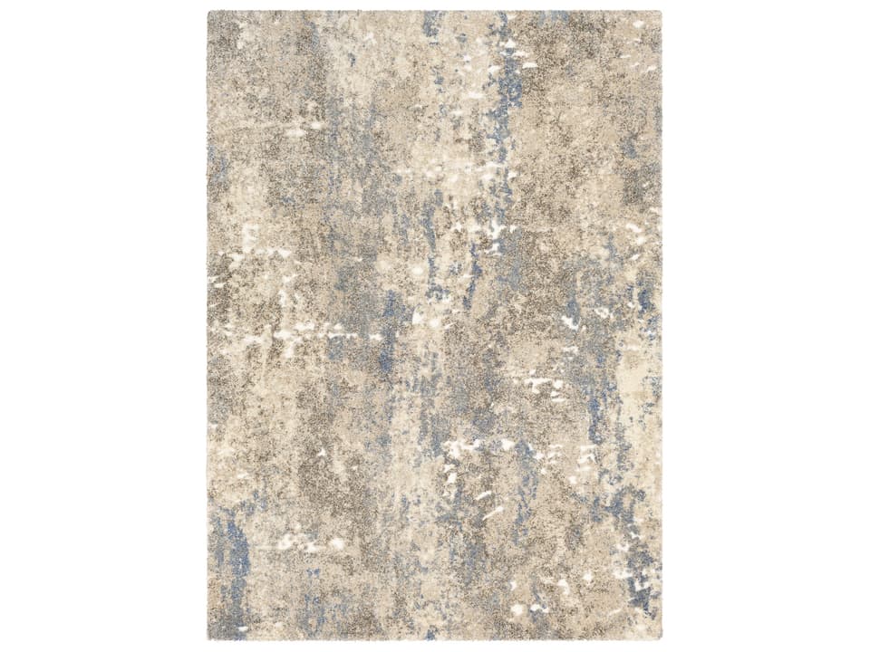 Tuscany Abstract Area Rug in Multi-Color with High Pile