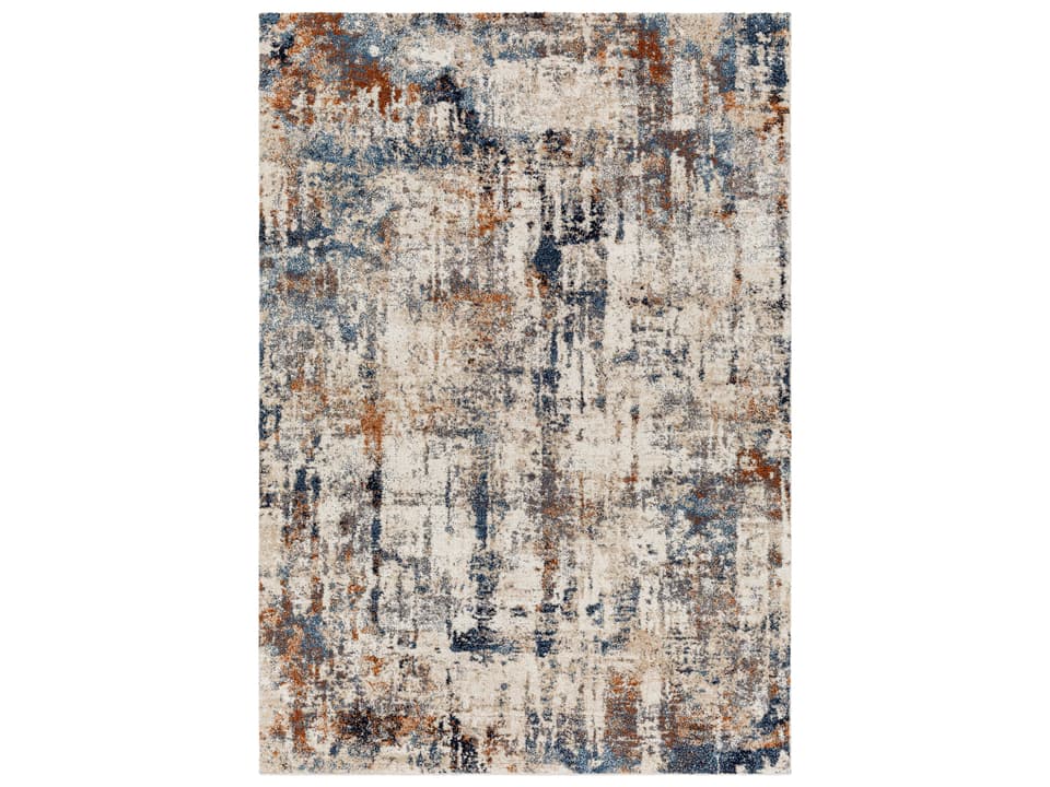 Tuscany Abstract Machine Woven Area Rug with High Pile