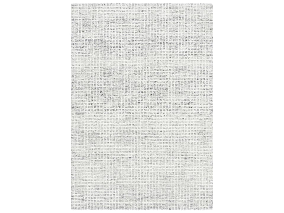 Andreas VVAN-2300 Hand-Tufted Wool Area Rug in Black Gray and White