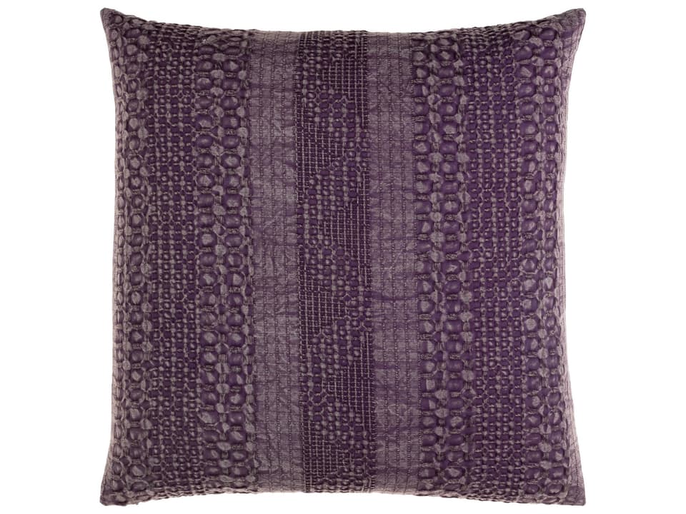 Washed Waffle Accent Pillow with Woven Cotton Texture
