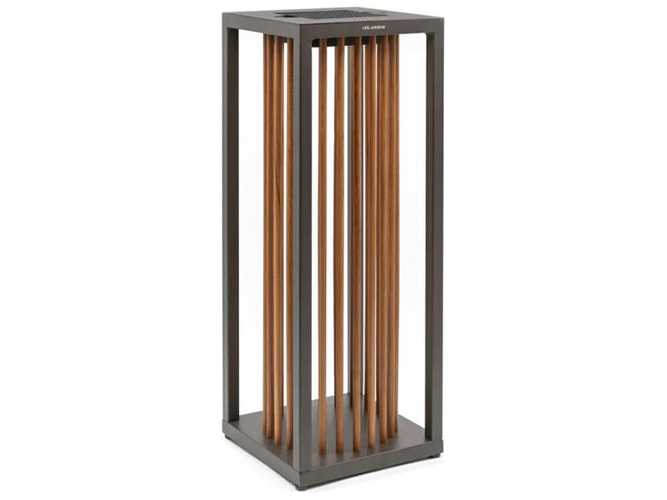 Inka 10-LED 25-Inch Outdoor Floor Light Teak and Bronze