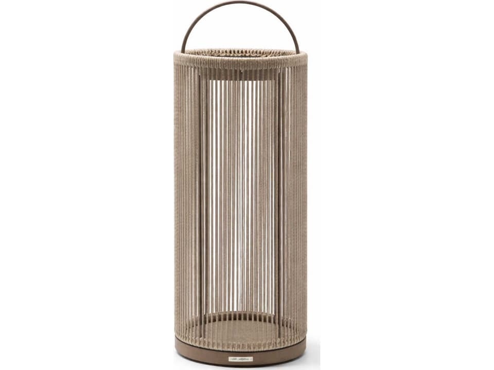 Alto 10-Light Outdoor Floor Light with Solar LED and Rope Design