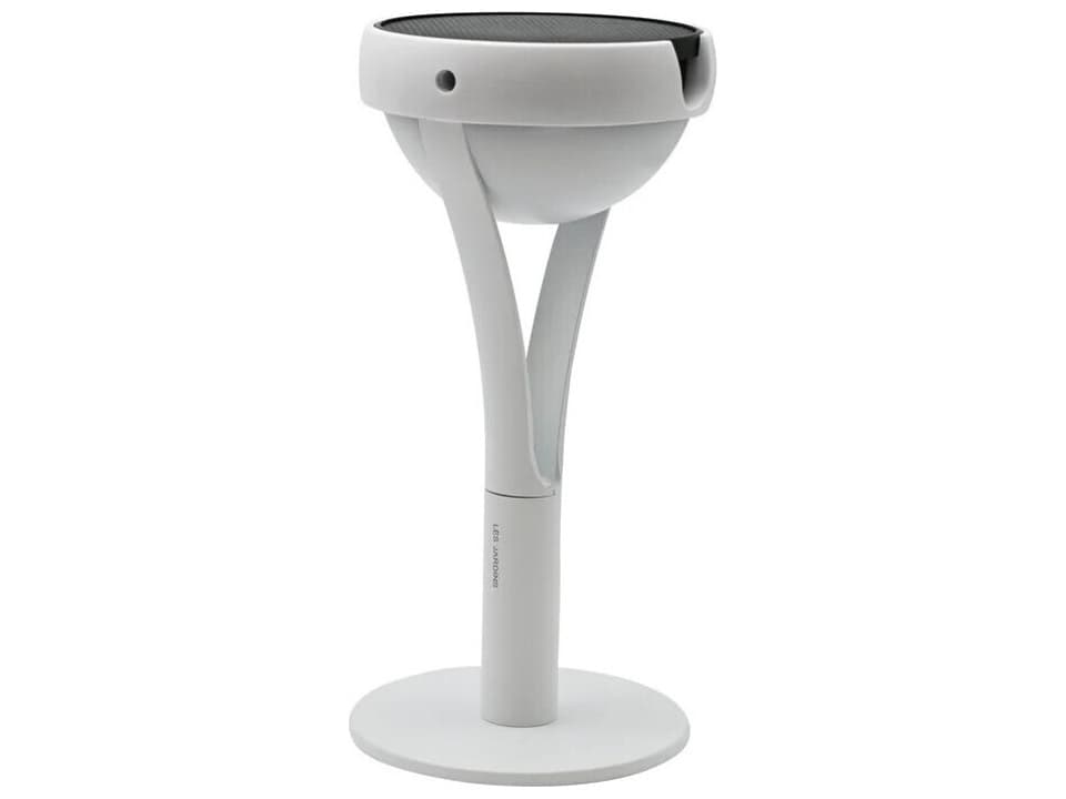 Tish 3-Light Solar LED Outdoor Path Light in White Aluminum
