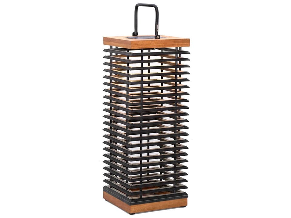 Tekura 2.0 31-Inch Teak and HPL Outdoor LED Lamp
