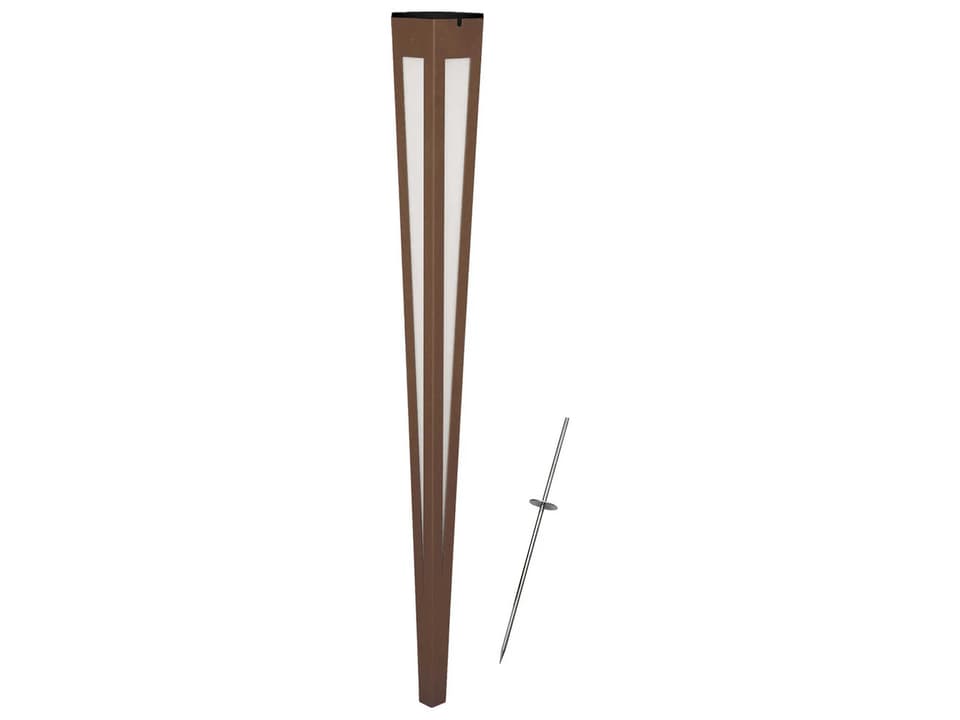 Lanai 10-Light 48-Inch Outdoor LED Path Light in Corten Finish