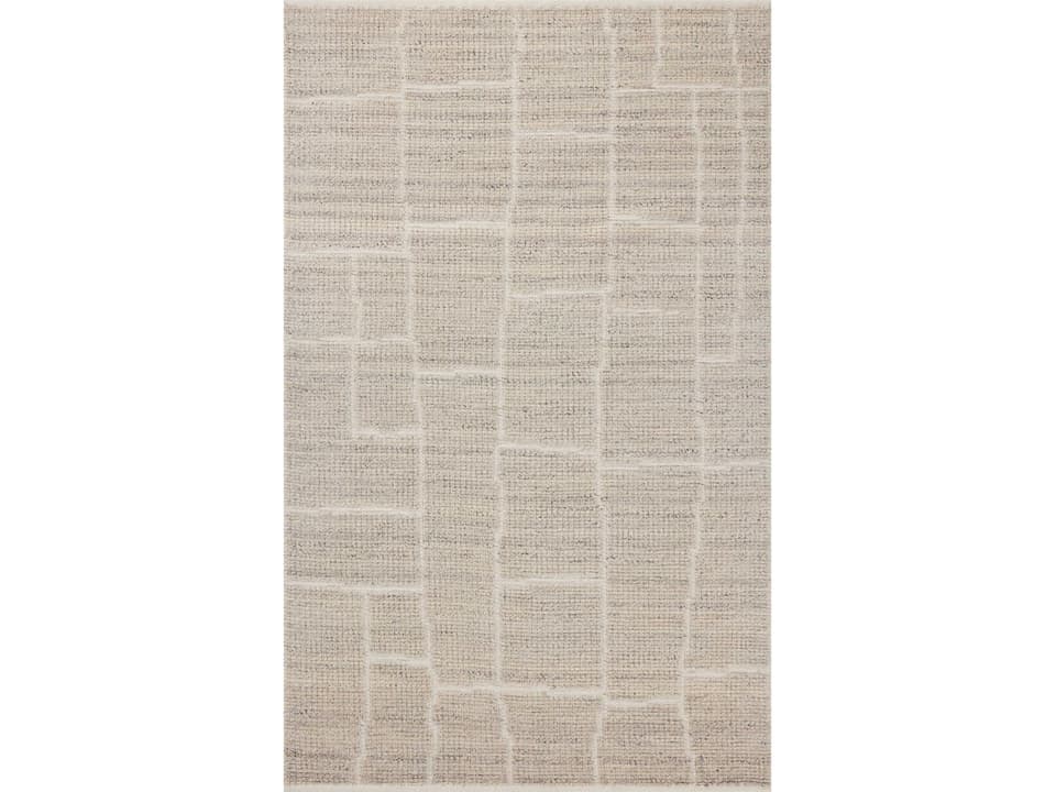 Asha Abstract Hand-Loomed Wool and Cotton Area Rug