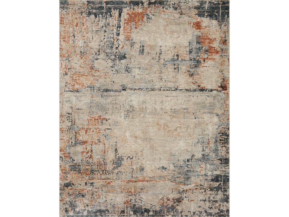 Loloi Axel Abstract Area Rug Stone Multi 11 Feet 6 Inches by 15 Feet 5 Inches