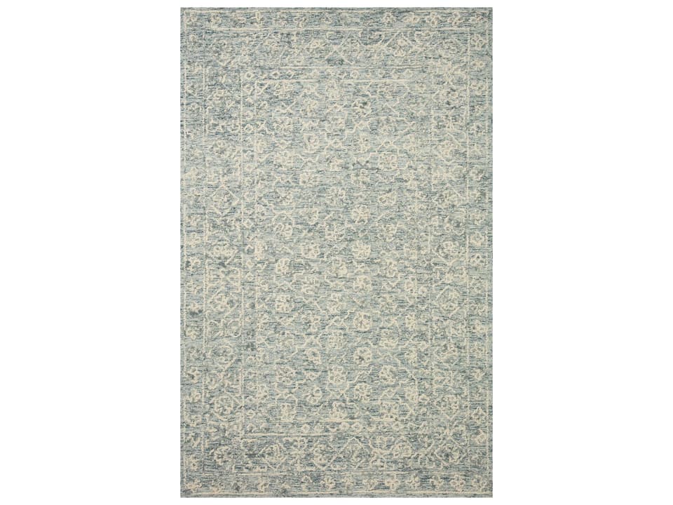 Loloi Cecelia Hand-Tufted Wool Area Rug in Ocean Ivory