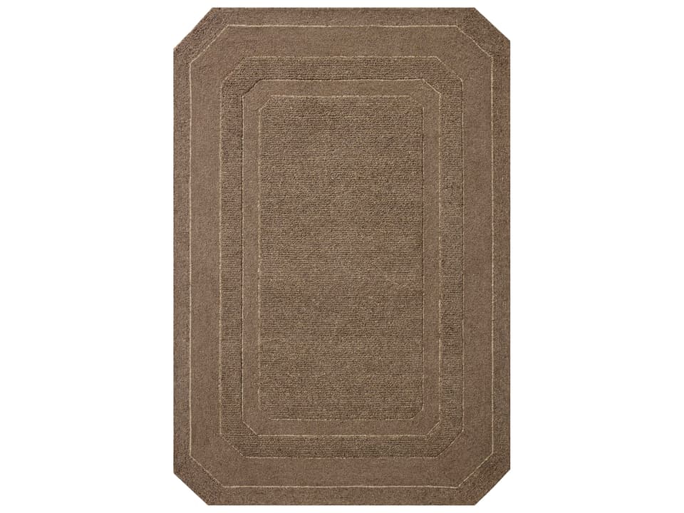 Clayton Bordered Hand-Tufted Wool Area Rug