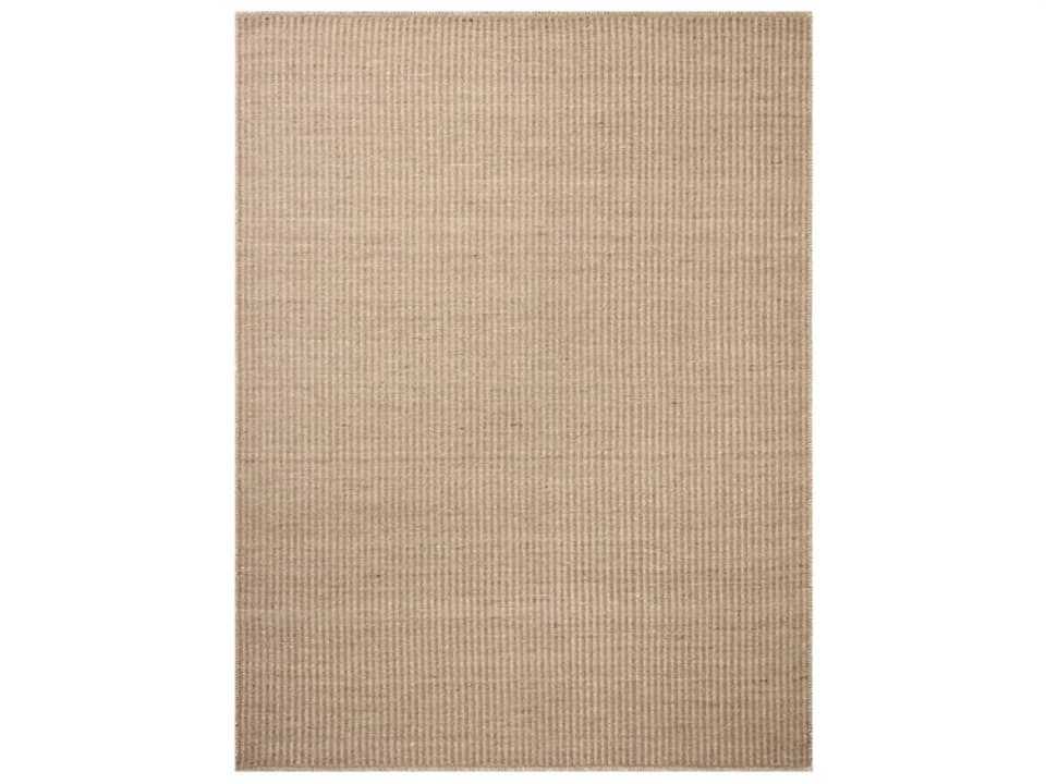 Elma Hand Woven Wool and Cotton Area Rug with Whip-Stitched Edges