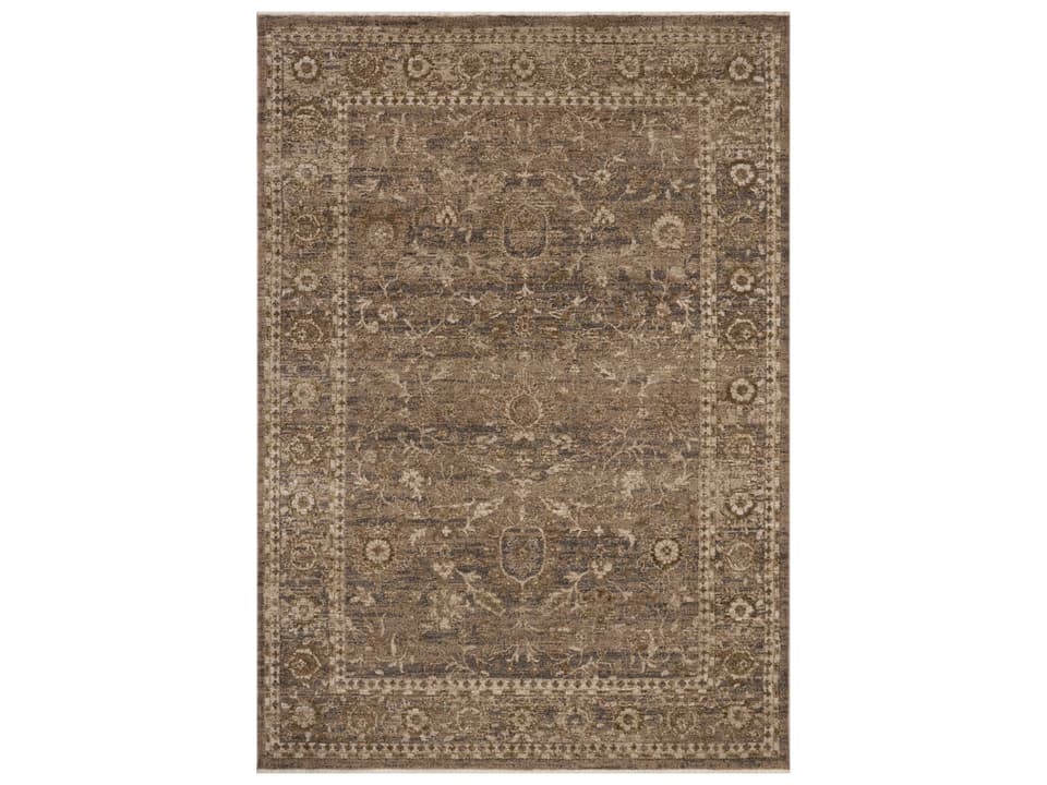 Haywood Bordered Area Rug Power-Loomed Polyester