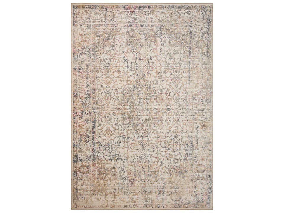 Indra Bordered Power-Loomed Area Rug