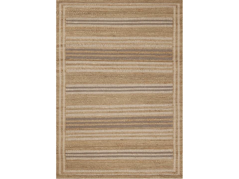 Chris Loves Julia Judy Hand Woven Jute Blend Area Rug Natural Dove